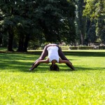 Dandayamana Bibhaktapada Paschimotanasana